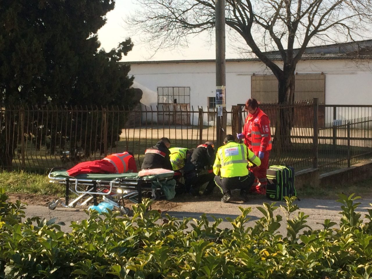 Soccorsi per una donna a Lonato