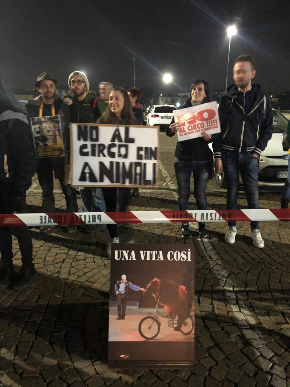 No al circo e allo sfruttamento animale: a Palazzolo la manifestazione