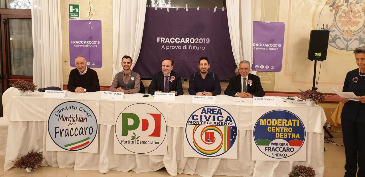 Montichiari Amministrative 2019, Mario Fraccaro pronto per il bis