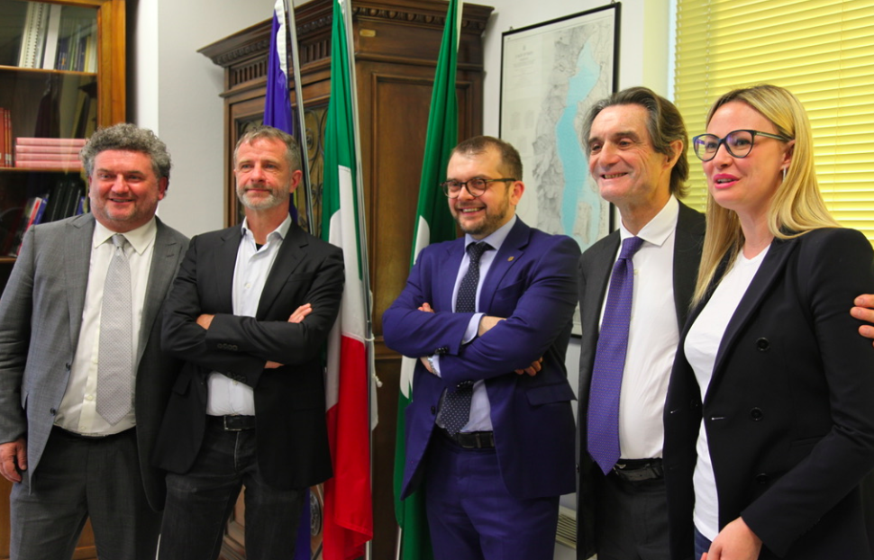 Il presidente Fontana al tavolo territoriale all’Utr di Brescia