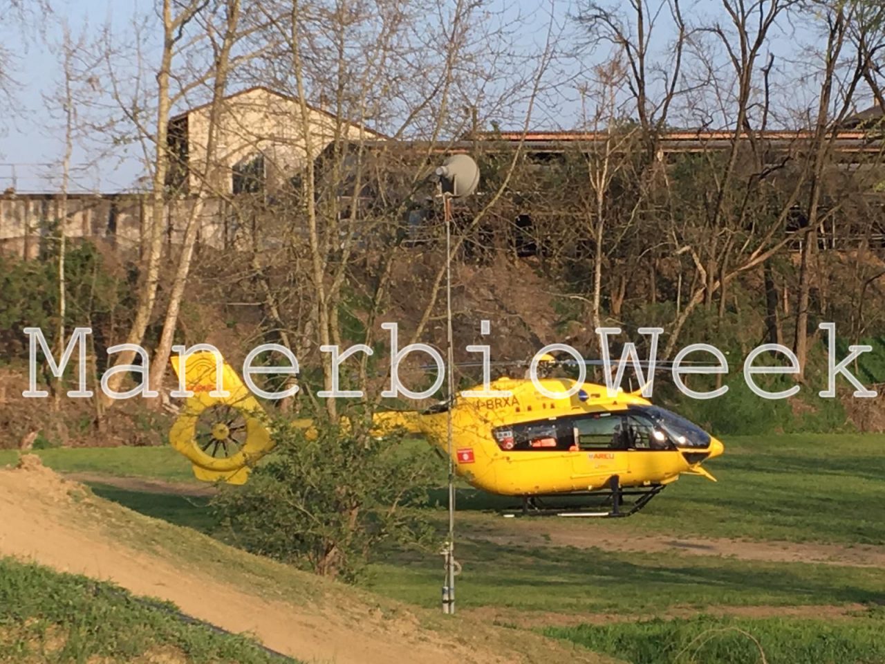 Verolanuova elisoccorso sulle piste da motocross