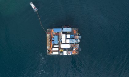 Un incontro sui lavori alla conduttura sub lacuale