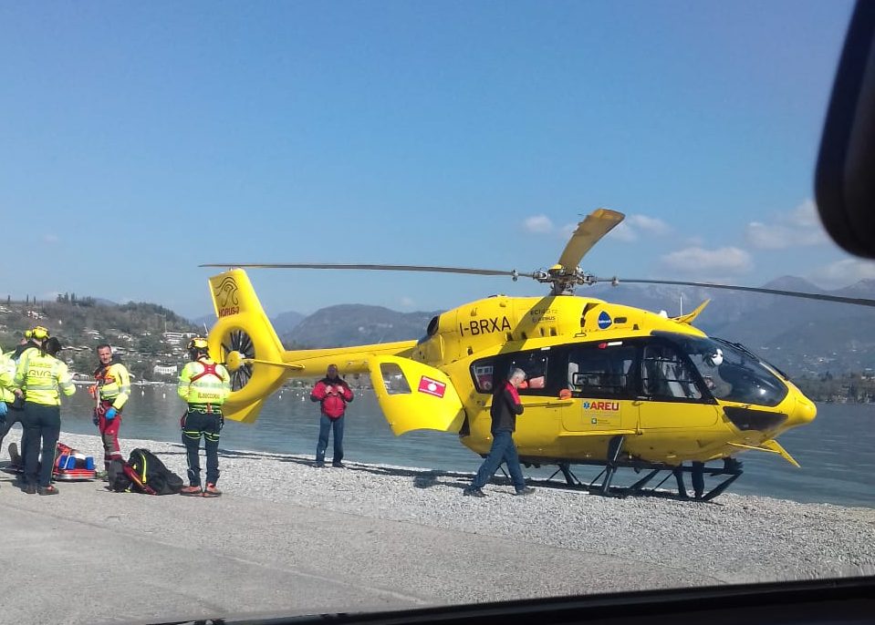 Elisoccorso a Manerba, grave infortunio sul lavoro in un campeggio