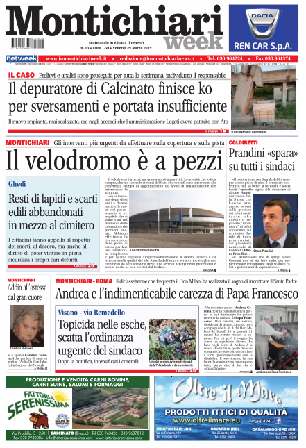 MontichiariWeek è in edicola