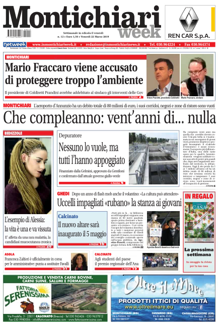 MontichiariWeek è in edicola