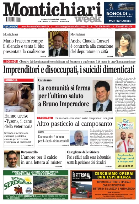 MontichiariWeek è in edicola