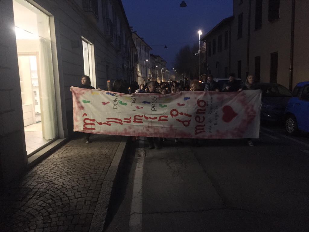 M’illumino di meno: in piazza anche i piccoli di Orzinuovi