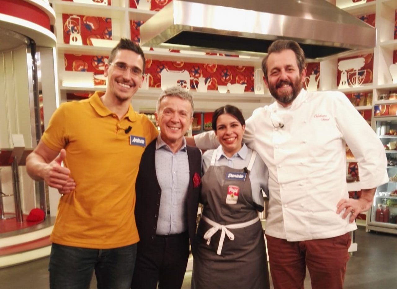 Coppia rovatese in tv a Pupi e fornelli