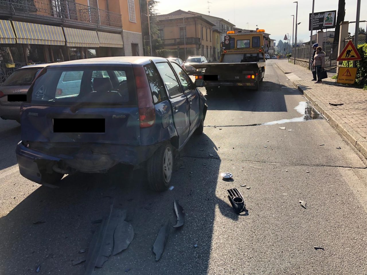 Incidente a Clusane, soccorsa una 17enne