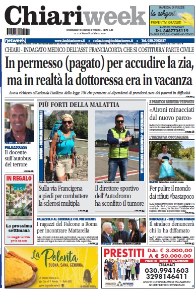 ChiariWeek in edicola il numero del 22 marzo