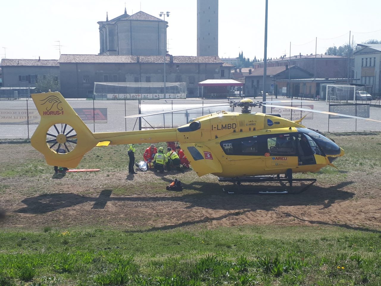 Ciclista ferito a Provaglio, in arrivo l’eliambulanza