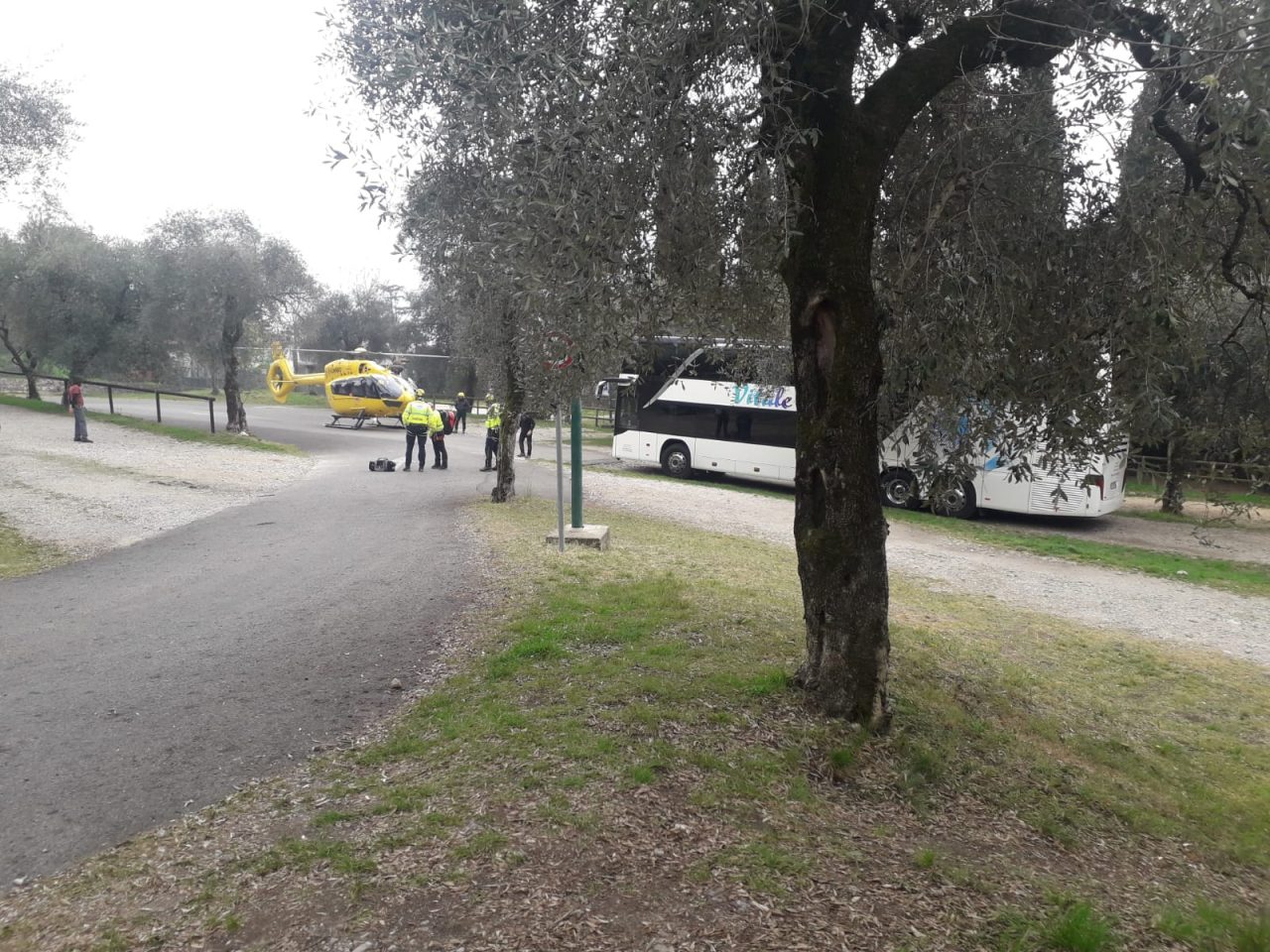 Elisoccorso a Gardone Riviera per un ragazzo di 19 anni