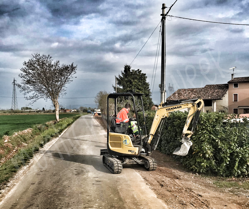 Lampioni nuovi in località Prede
