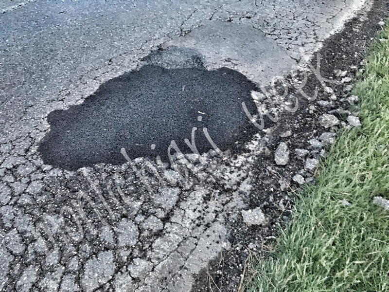 Ancora buche sulla Sp 10 di Castiglione