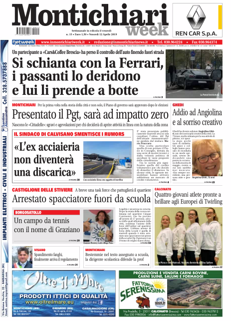 MontichiariWeek è in edicola