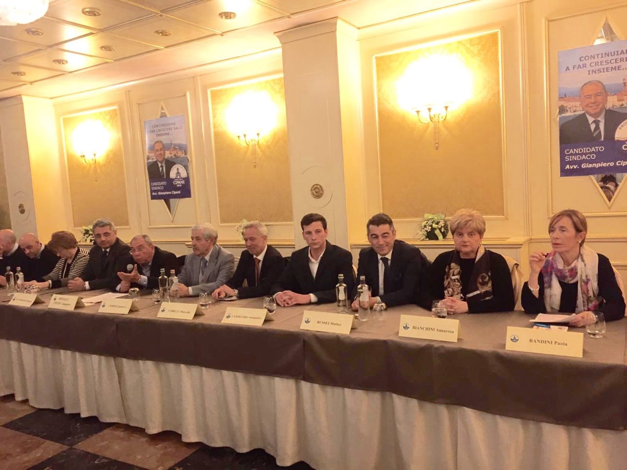 Presentata la lista Progetto Salò di Giampiero Cipani
