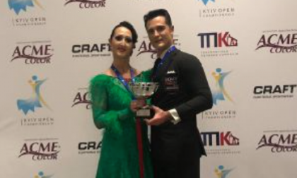 Omar e Chiara, medaglia d’argento per i due ballerini