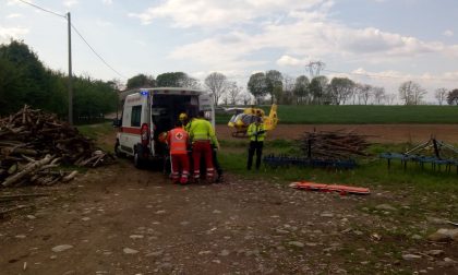 Elisoccorso a Palazzolo: 46enne ferito da un toro FOTO e VIDEO