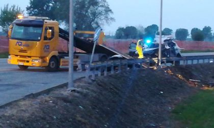 Scontro fra auto e Tir sulla sp19: grave uno dei conducenti VIDEO