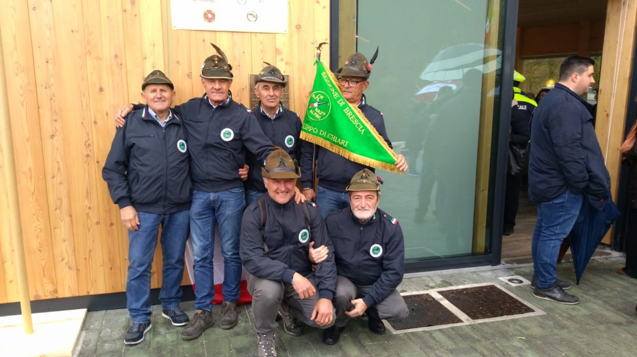 Alpini bresciani ad Arquata per l’inaugurazione del Centro polifunzionale