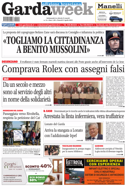 GardaWeek è in edicola