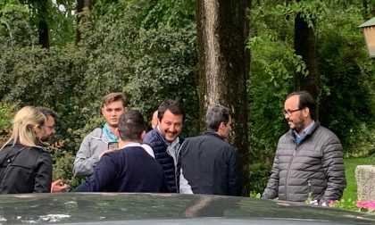 Salvini a Montichiari accolto da militanti e sostenitori VIDEO