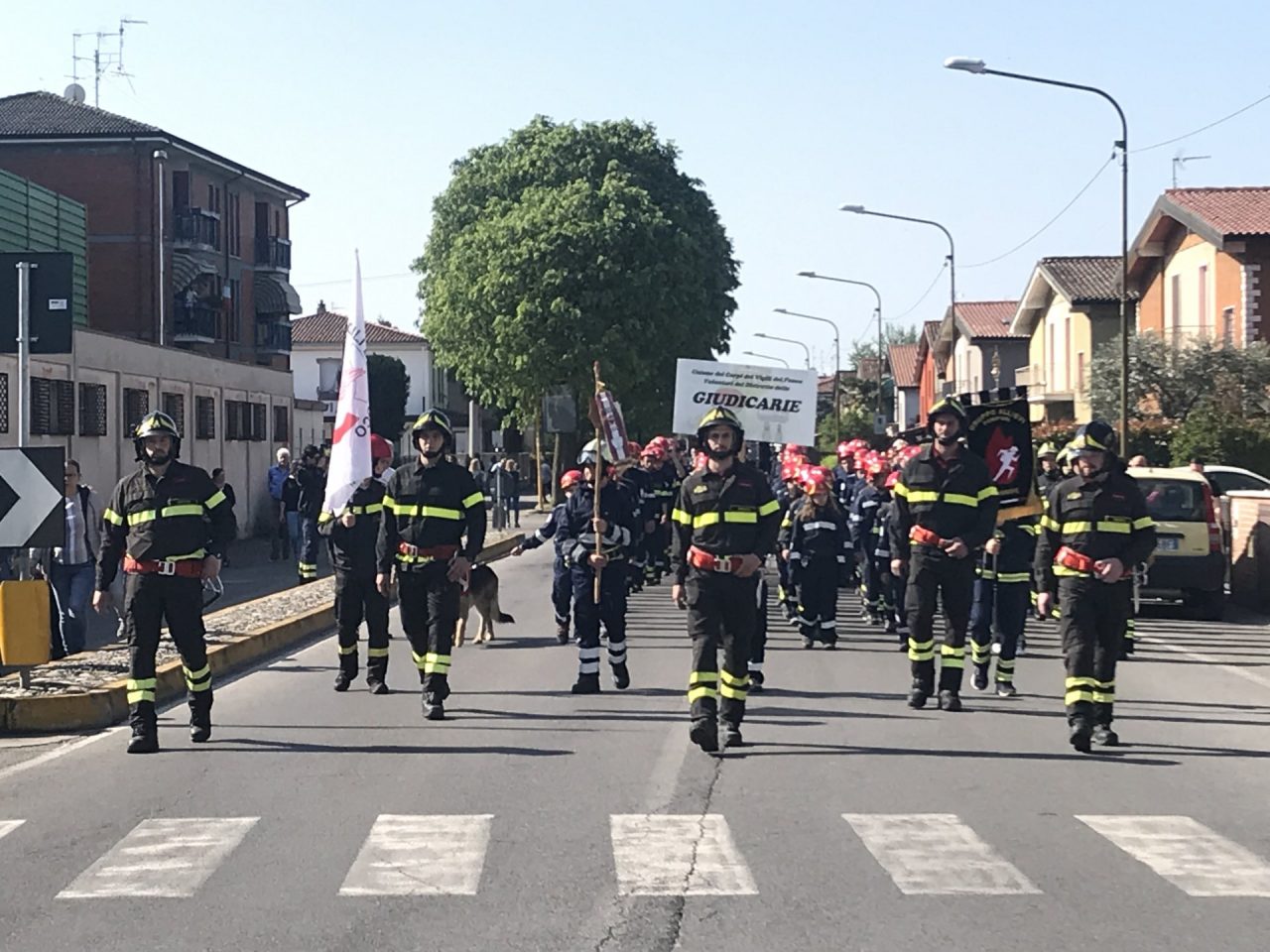 Cerimonia ufficiale della festa dei Vigili del Fuoco di Verolanuova