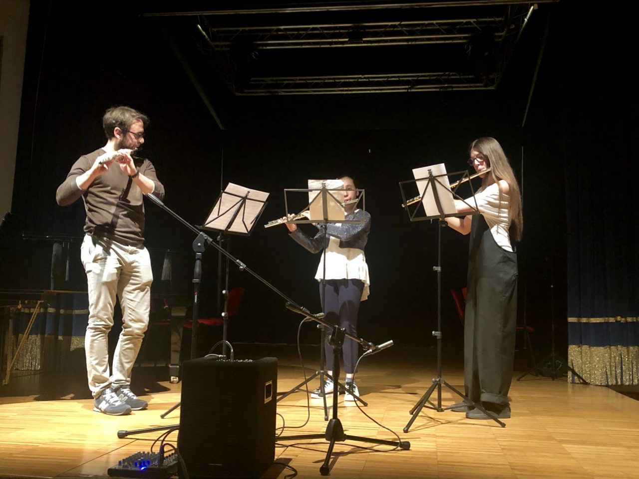 Manerbio, il saggio degli allievi della banda