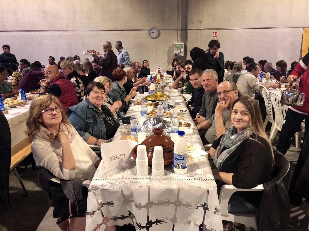 Manerbio, la grande cena del Ramadan