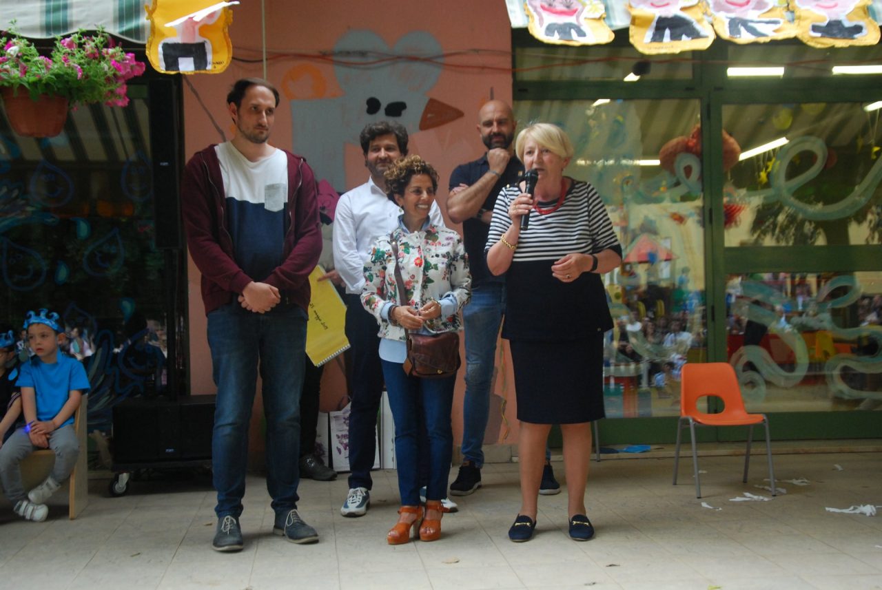 Inaugurato il giardino della scuola Ferrari a Manerbio