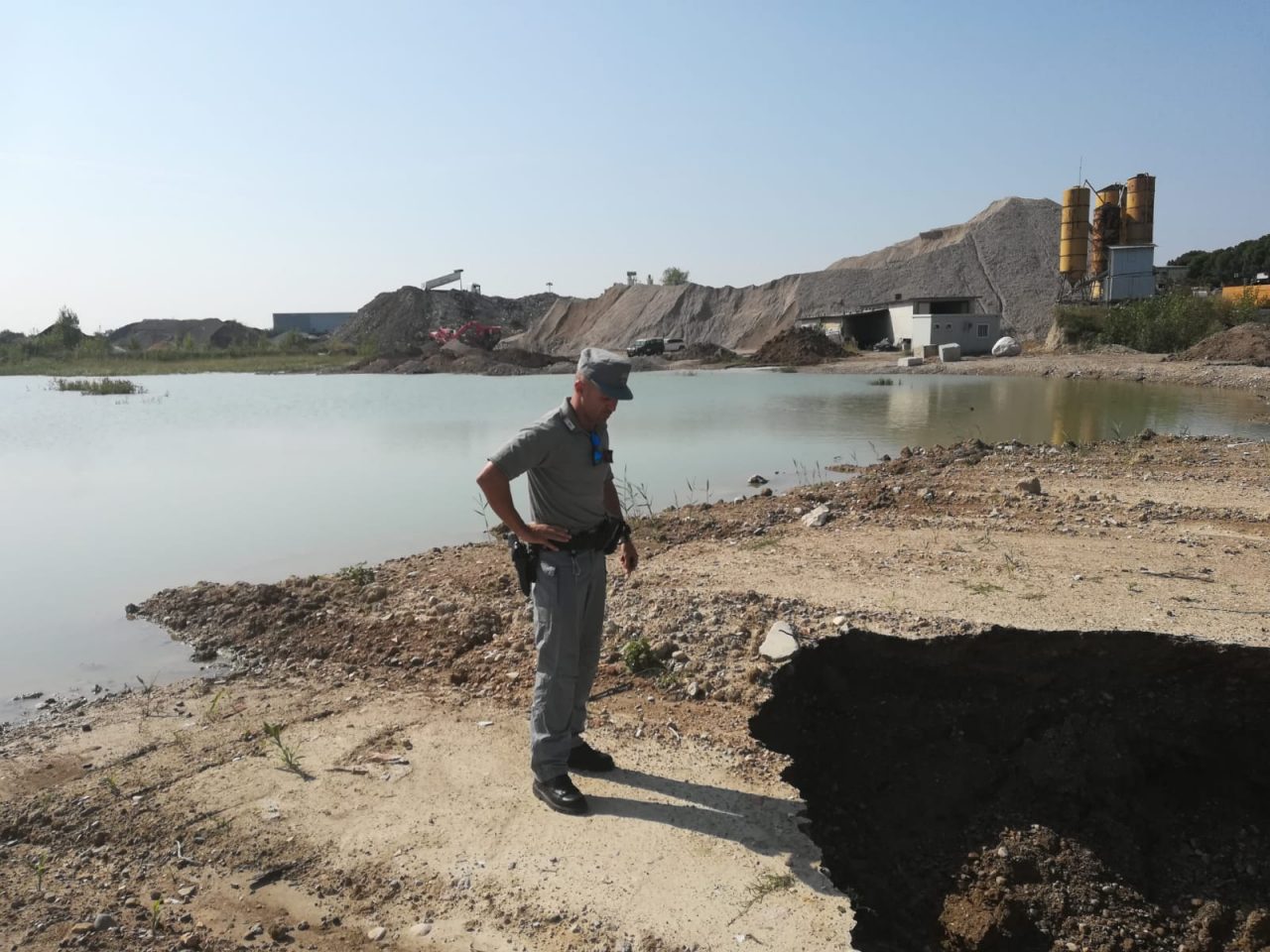 Sequestro preventivo all’ex cava Traversino di Lonato