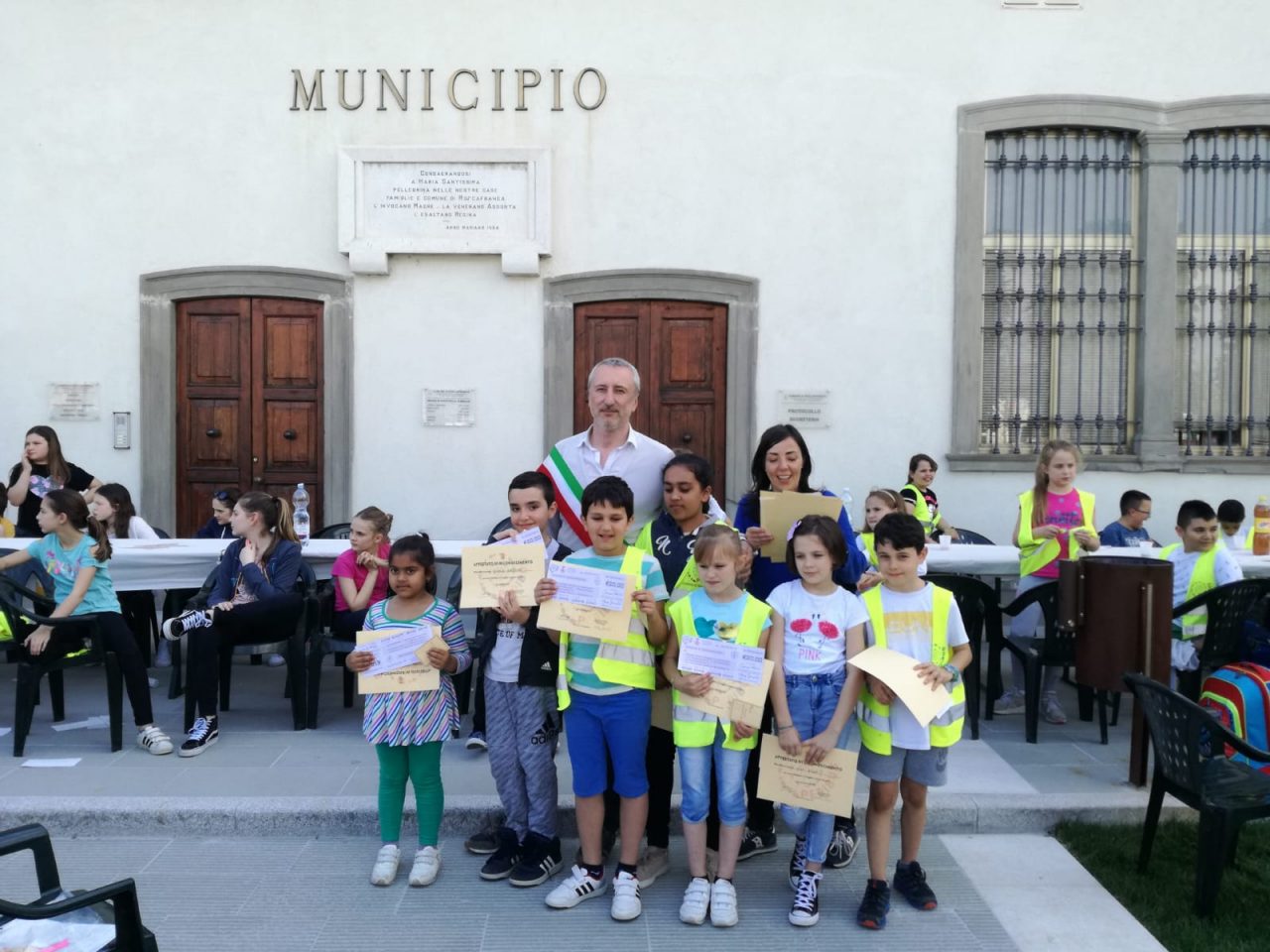 Piedibus e tanta allegria a Roccafranca con i piccoli studenti