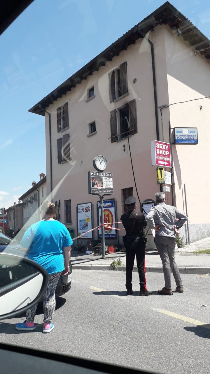 Esplosione in un appartamento di Corte Franca