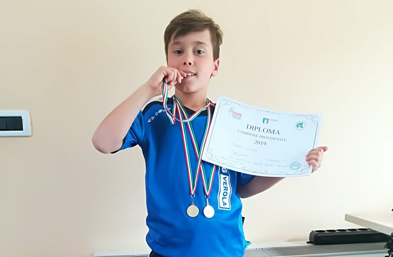 Jacopo Selleri è campione provinciale di pattinaggio