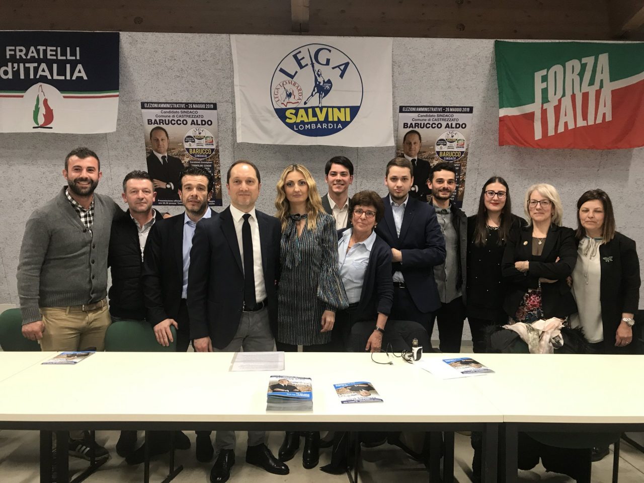 Presentata la lista di Aldo Barucco sindaco di Castrezzato