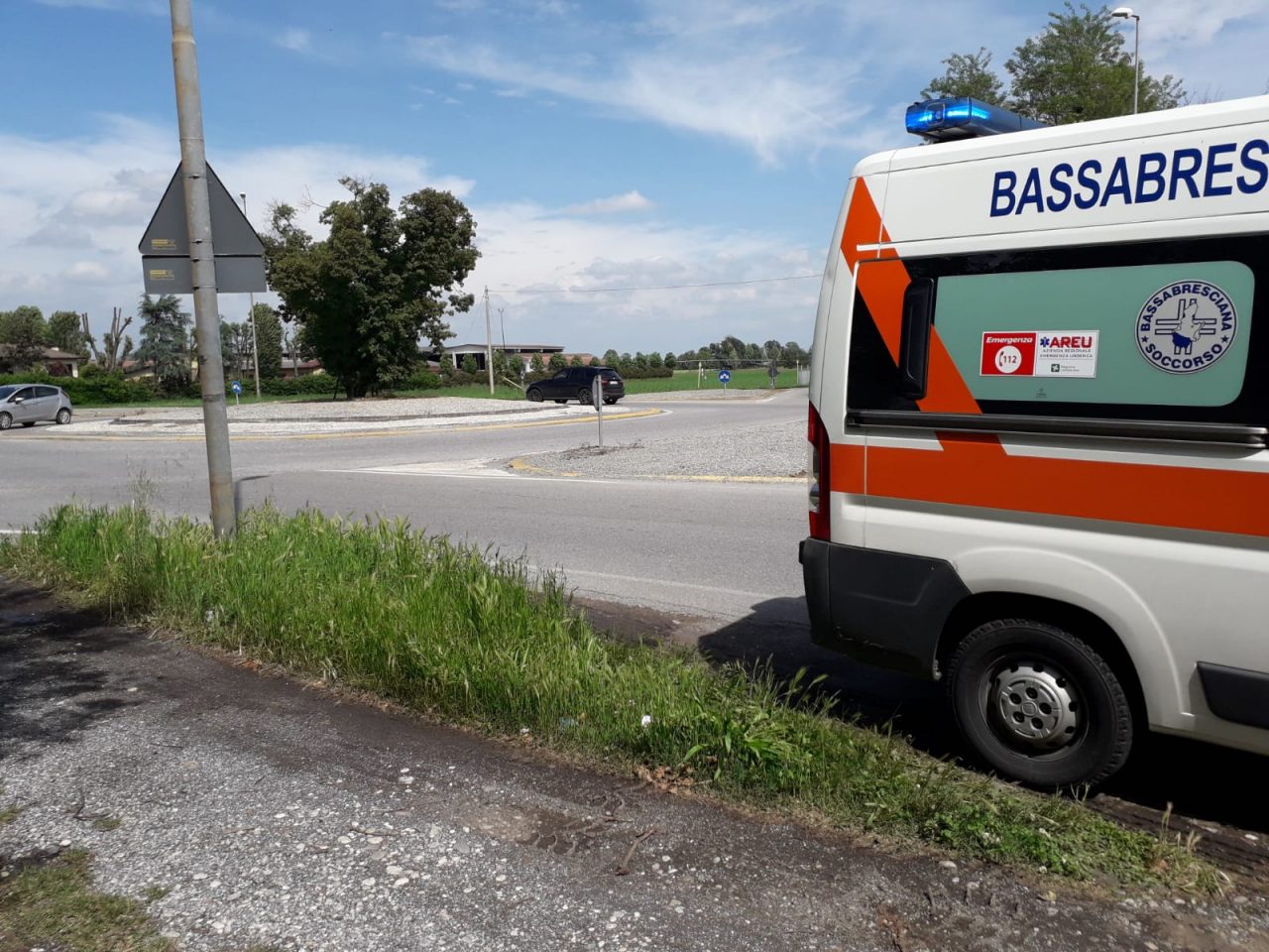 Tamponamento a Verolanuova, 31enne al Pronto soccorso
