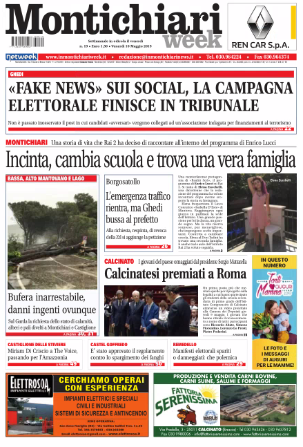 MontichiariWeek è in edicola