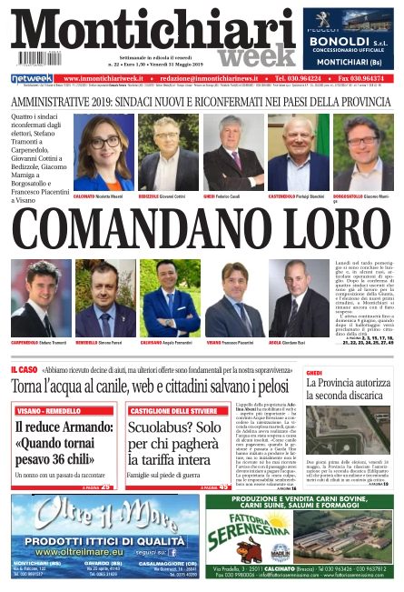 MontichiariWeek è in edicola