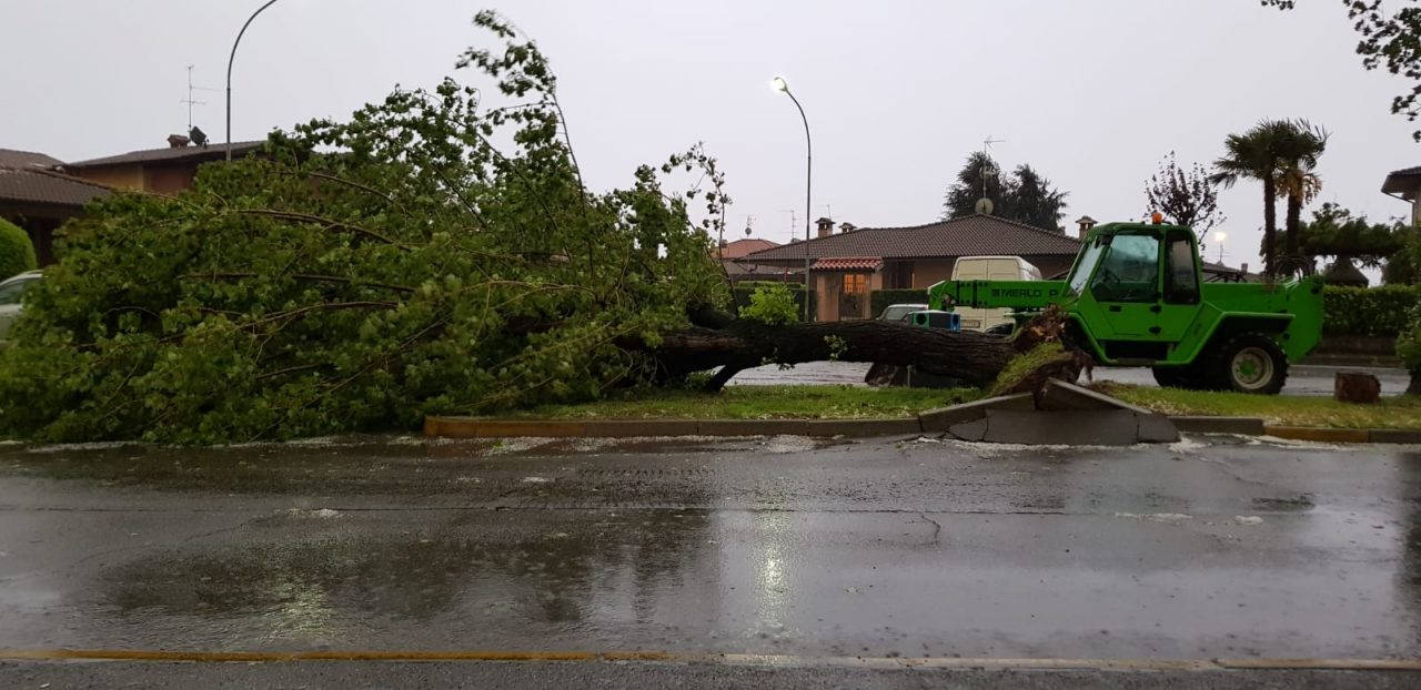 Il maltempo si abbatte su Bassa e Franciacorta