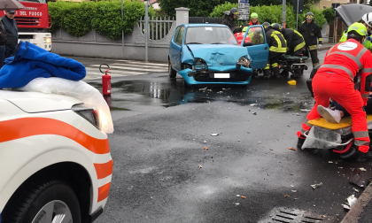 Grave schianto fra due auto a Castrezzato