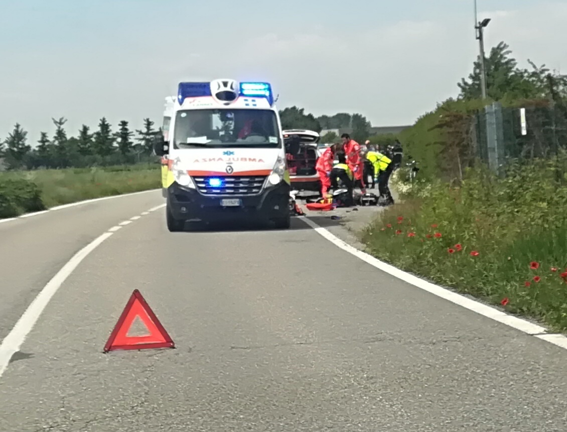 Ciclista investito alle porte di Manerbio