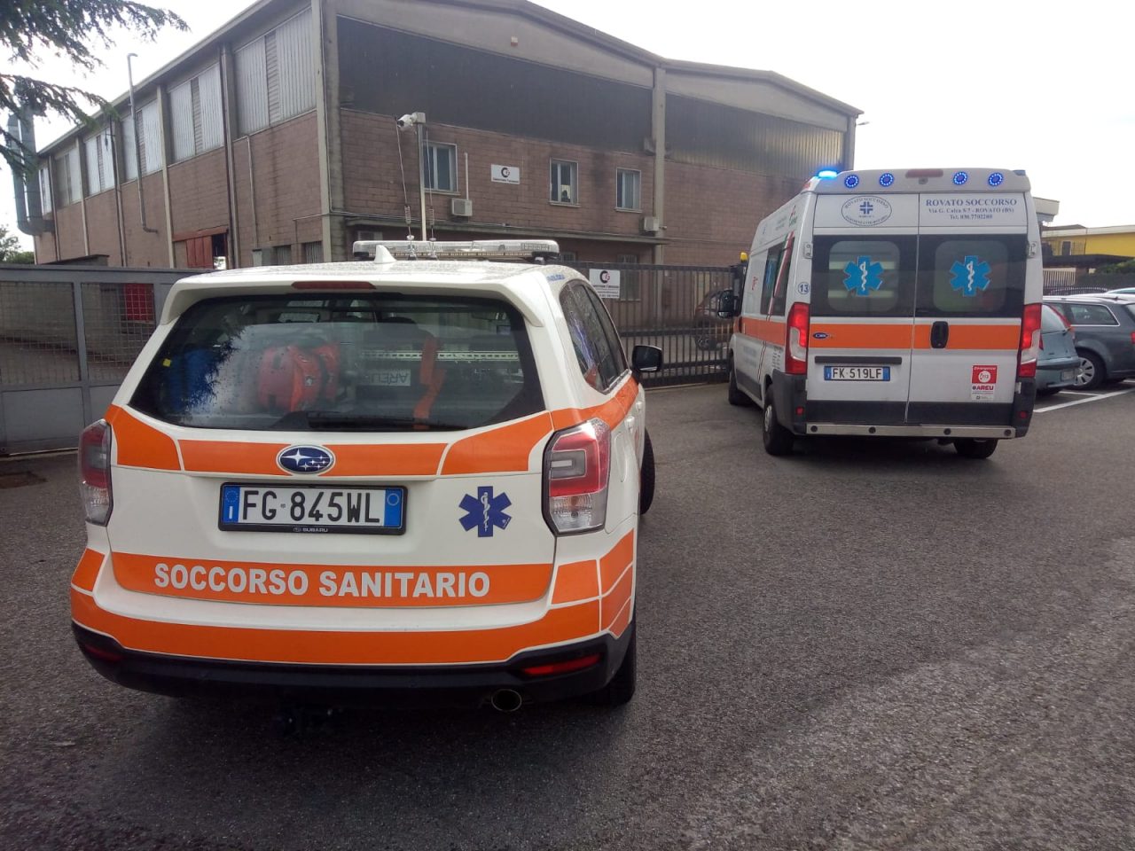 Grave aggressione in zona industriale a Coccaglio