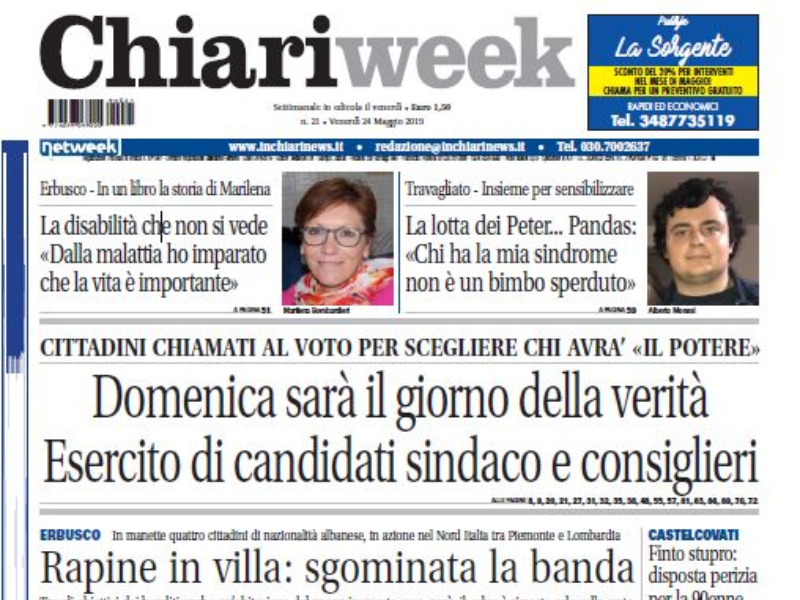 E’ in edicola il nuovo numero di Chiariweek