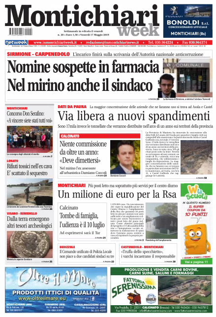 MontichiariWeek è in edicola