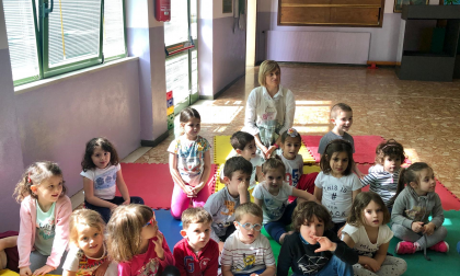 Manerbio, i bambini dell’asilo Ferrari a scuola dalla Protezione Civile