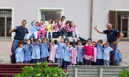 Polizia stradale alla materna di Lodetto VIDEO