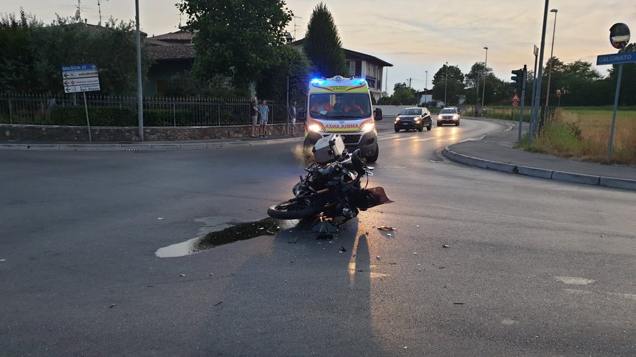 Incidente a Montichiari, strada ostruita da più di due ore