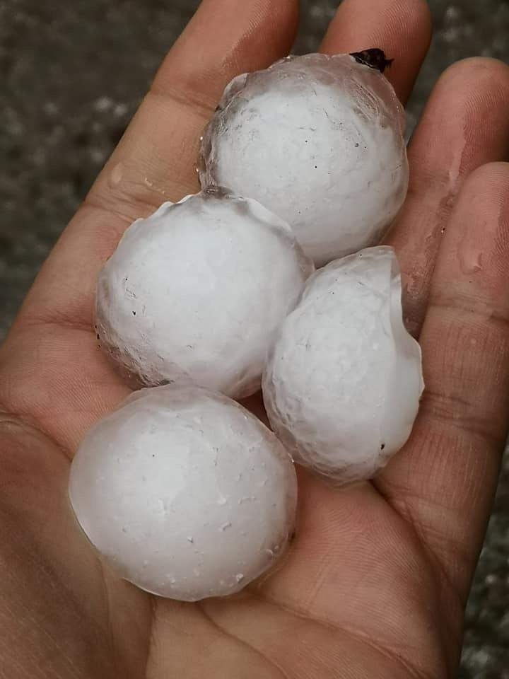 Eccezionale grandinata a Lonato, Ghedi e in provincia – FOTO