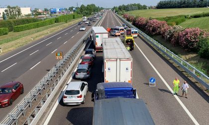 Incidente in autostrada: code in A4