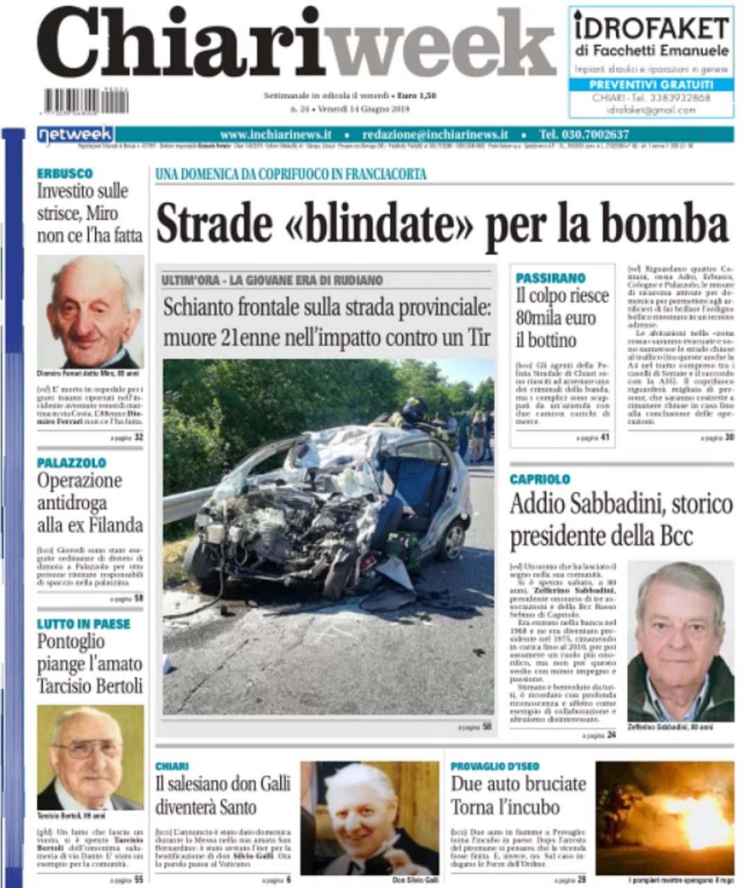 ChiariWeek in edicola con una nuova edizione!